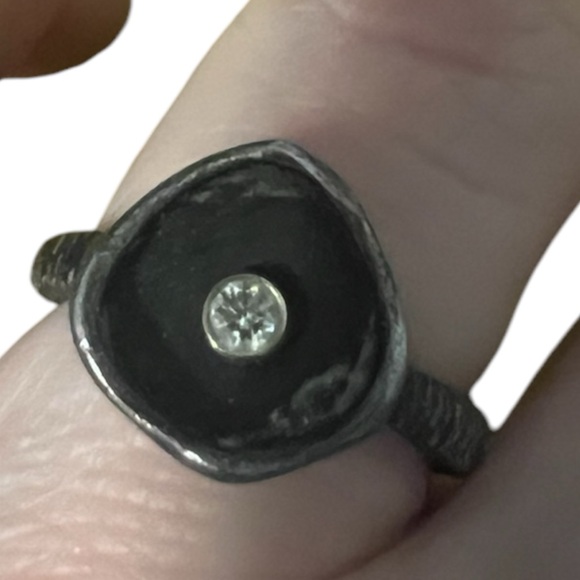 sarah graham confluence single cup diamond ring